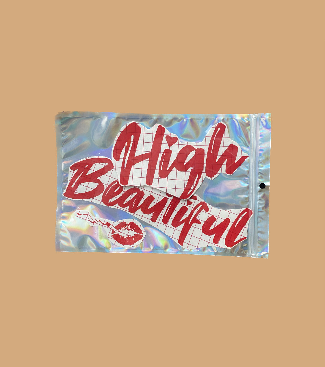 High Beautiful Mirror Decal