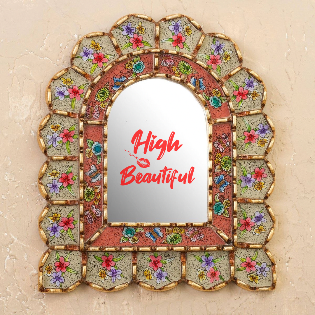 High Beautiful Mirror Decal