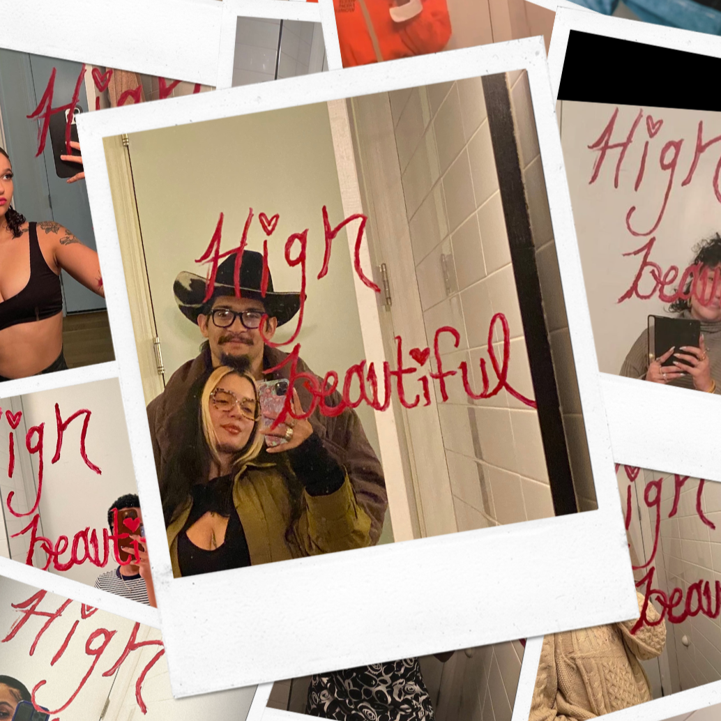 High Beautiful Mirror Decal