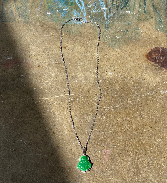 BUDDHA JADE NECKLACE