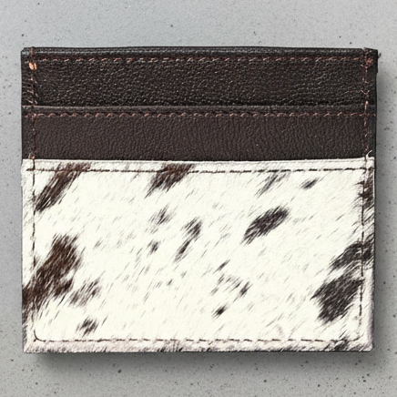 COWHIDE CARD HOLDER
