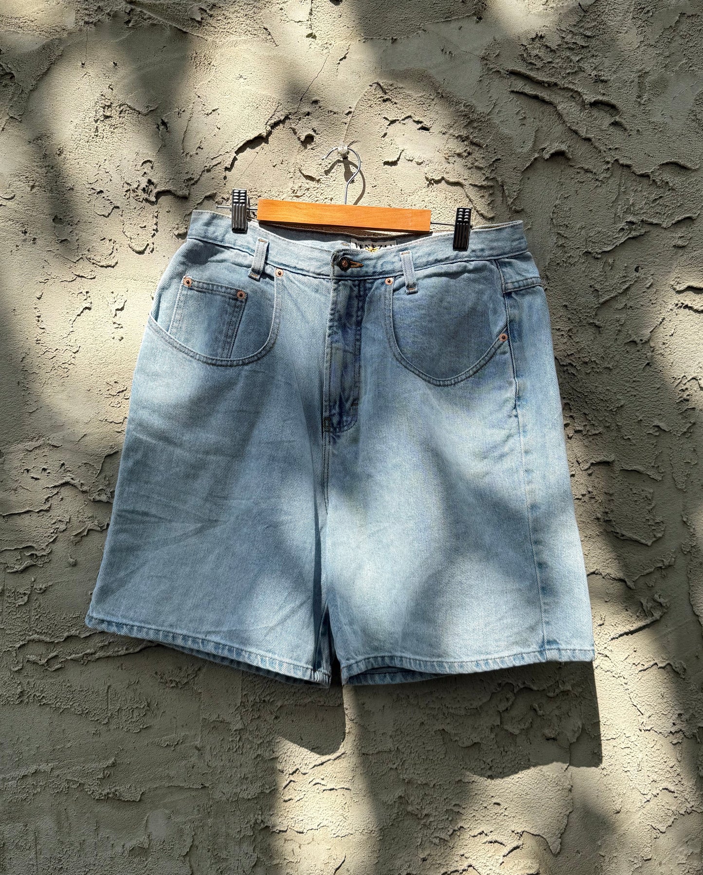 Venezia Vintage High-Waisted Denim Shorts