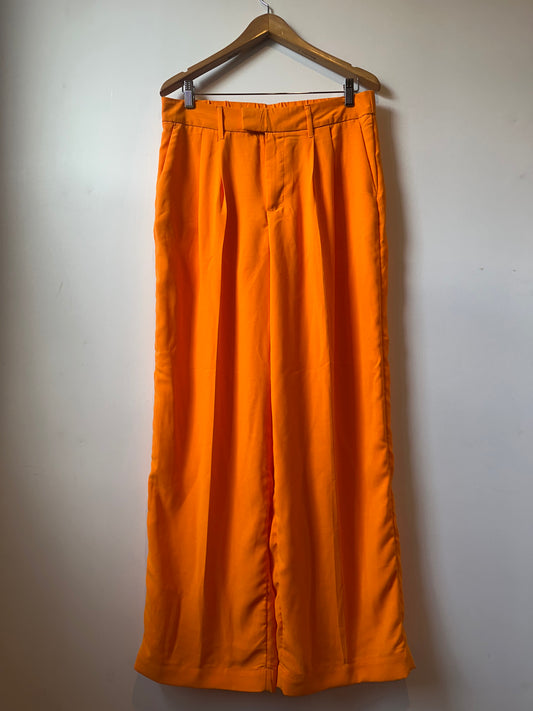 Orange Flared Trousers