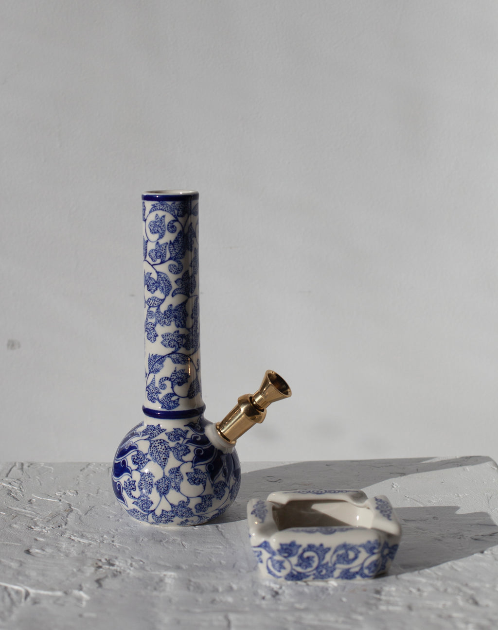 Blue Vines Ashtray