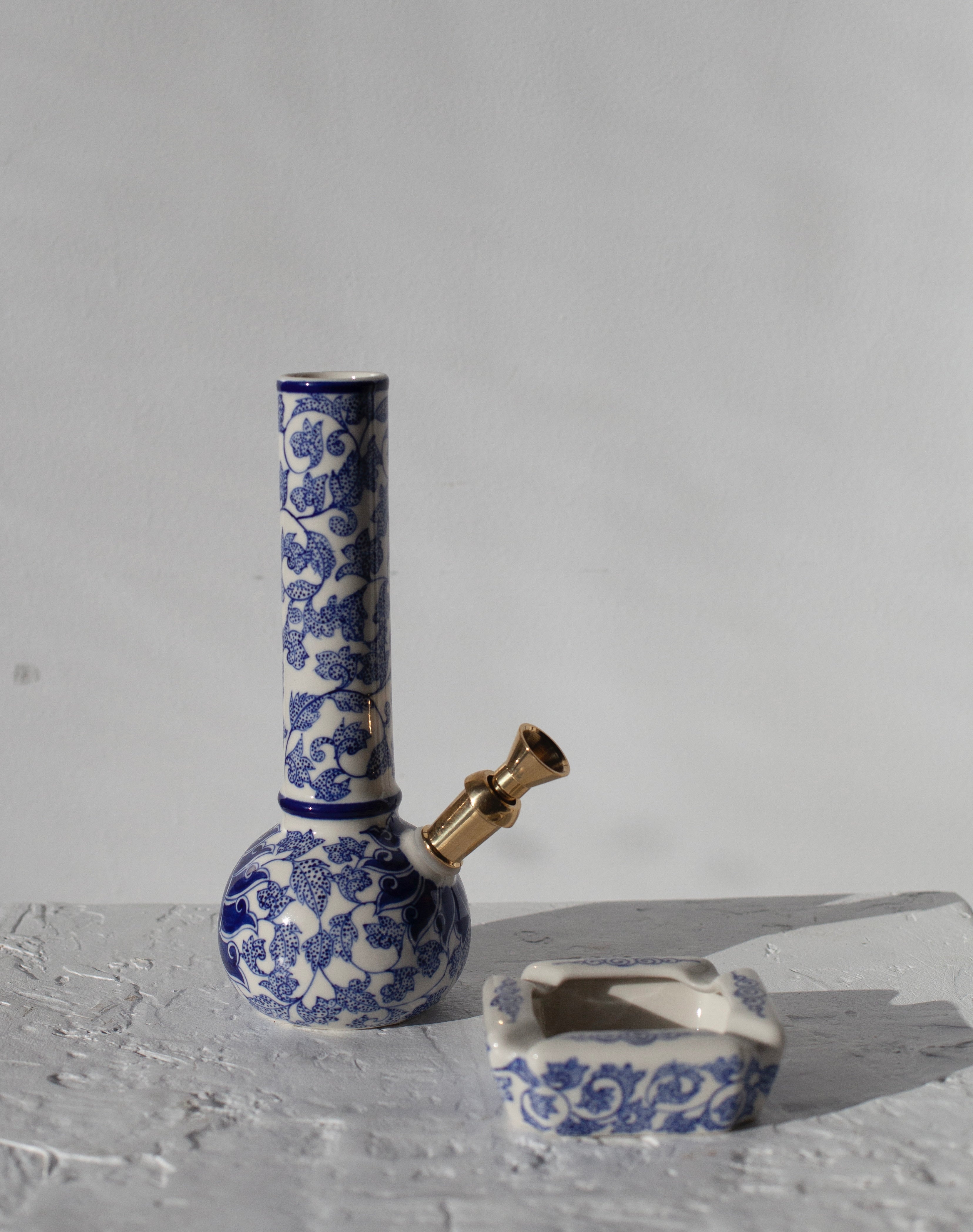 Blue Vines Ashtray