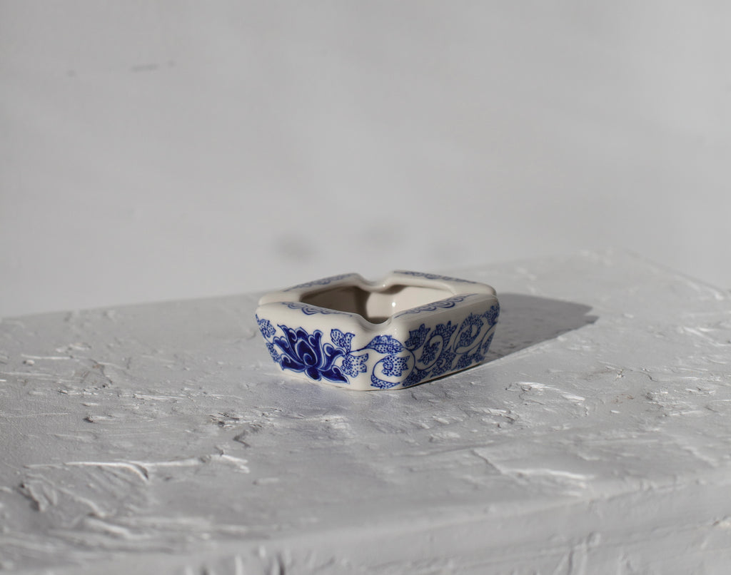 Blue Vines Ashtray