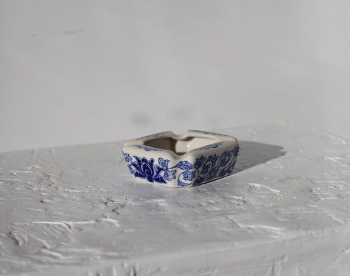 Blue Vines Ashtray