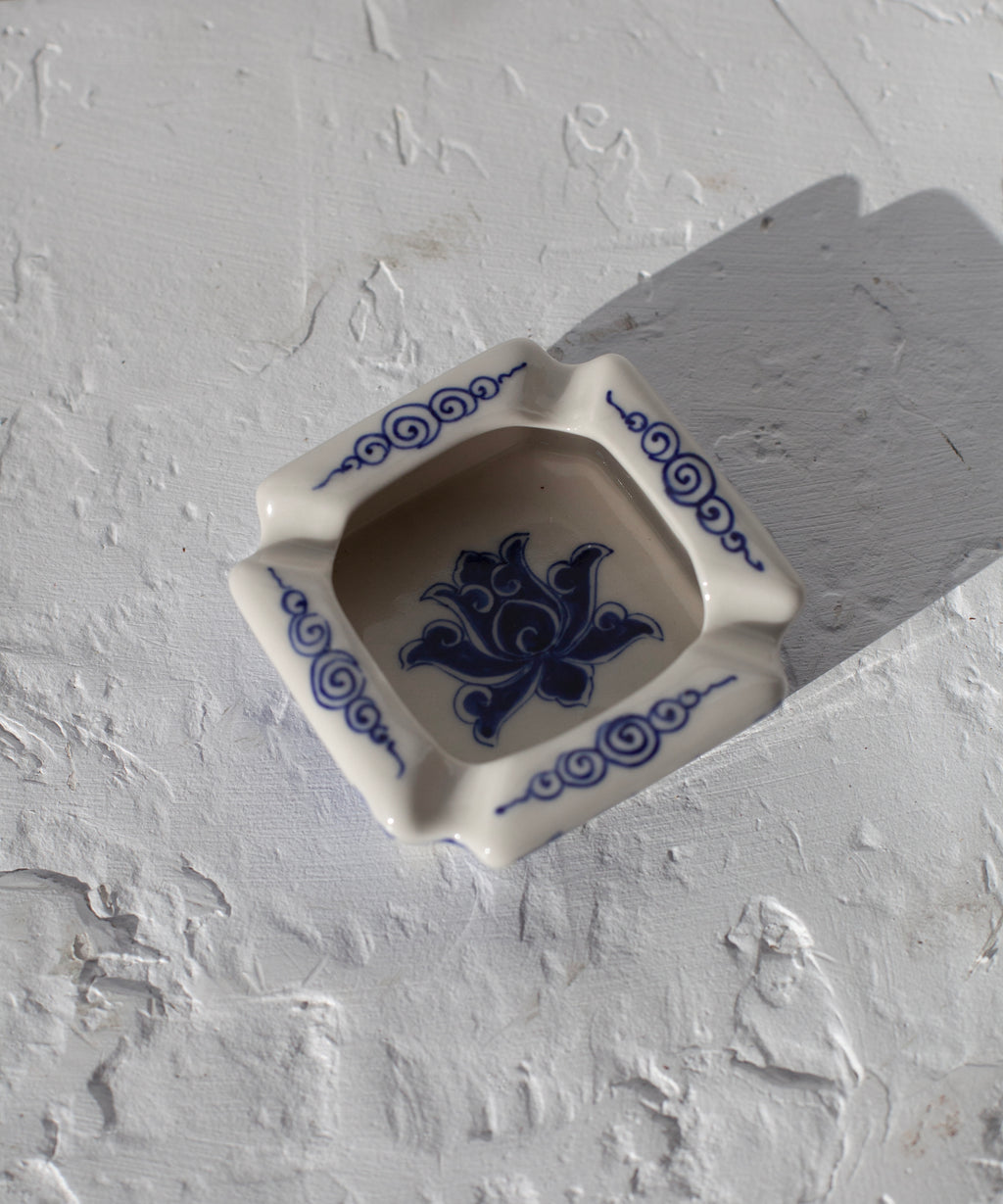 Blue Vines Ashtray