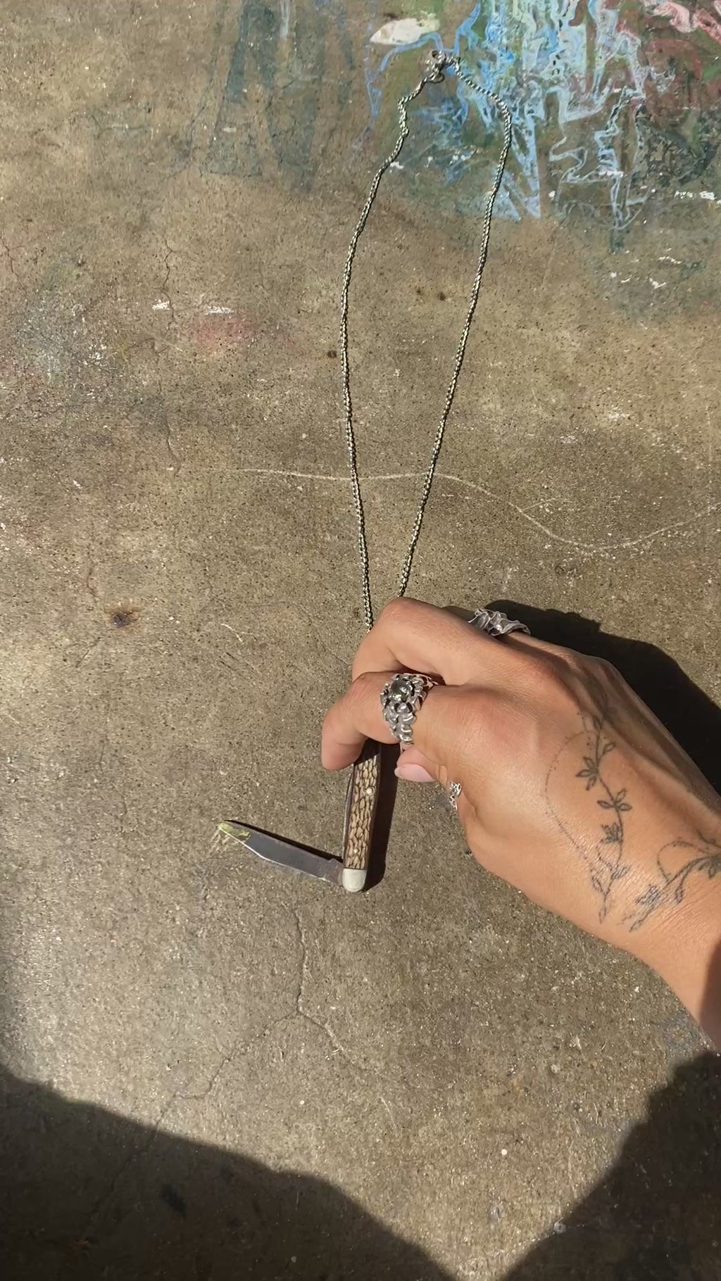 POCKET KNIFE NECKLACE