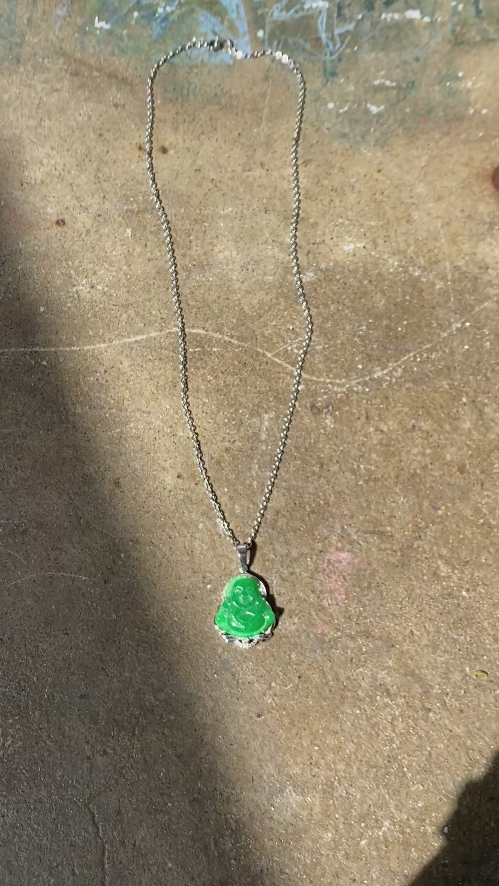 BUDDHA JADE NECKLACE