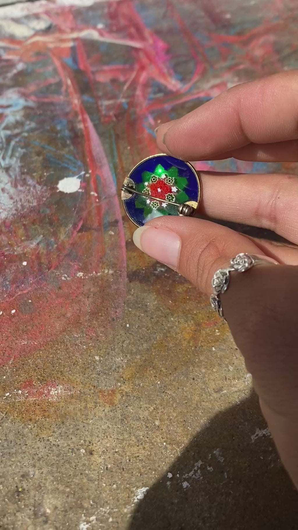 Stained Glass Pin